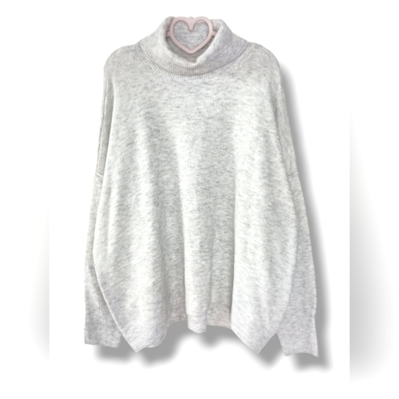 NWT Vince Camuto Silver Heather Turtleneck Sweater  🩶 XXL - Picture 4 of 9